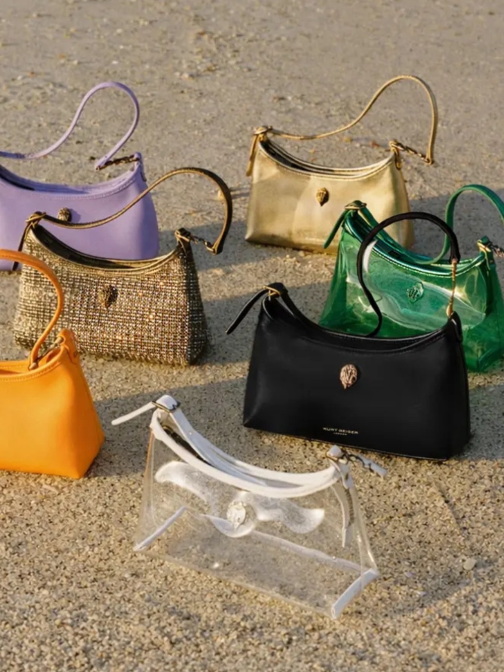 Kurt Geiger Clear Vinyl Sling Purse (World Cup friendly) ⚽️💚✨ - Picture 8 of 8